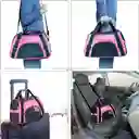 Bolso Viaje En Cabina Gato O Perro Talla M - Morado