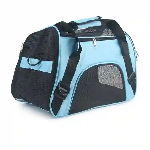 Bolso Viaje En Cabina Gato O Perro Talla M - Azul