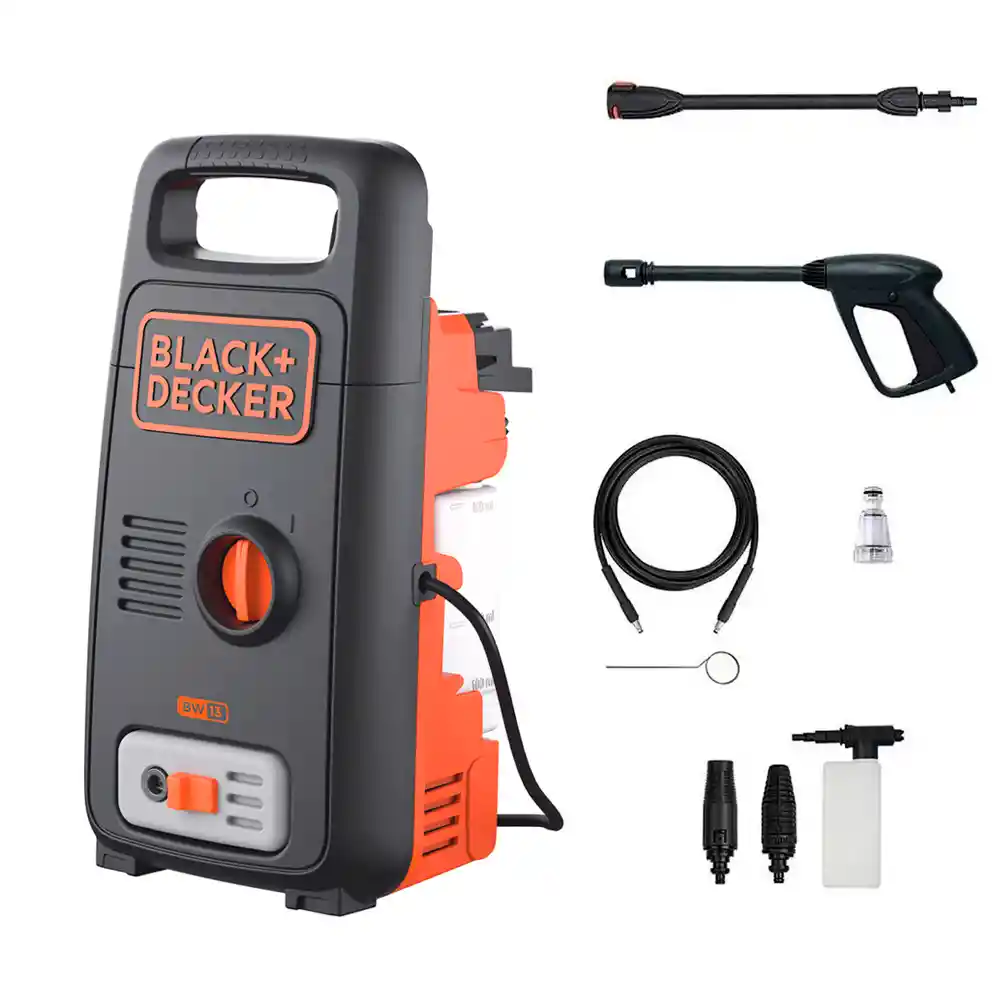 Hidrolavadora Con Jabonera 1450 Psi, Black & Decker