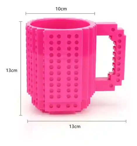 Taza Mug Lego Color Fucsia