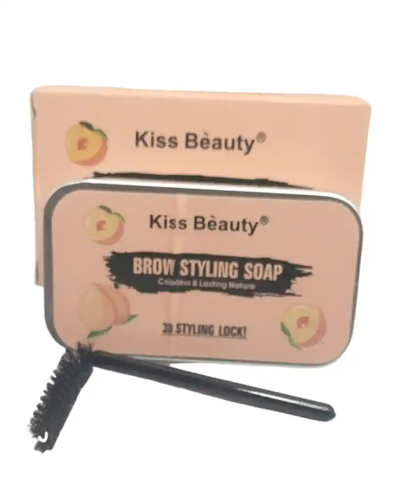 Jabon Para Cejas Kiss Beauty Surtido Rosas Y Peach