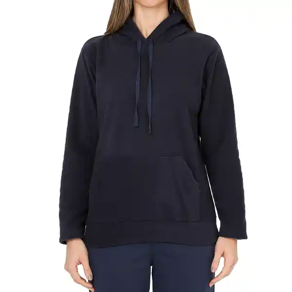 Hoodie Térmico Mujer Quebec Azul Oscuro Talla S