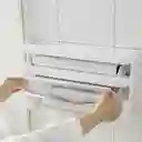 Porta Rollos De Papel De Cocina 4 En1 Aluminio Strech Film