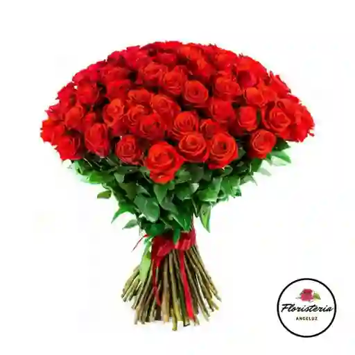 Bouquet Con Cien Unidades De Rosa