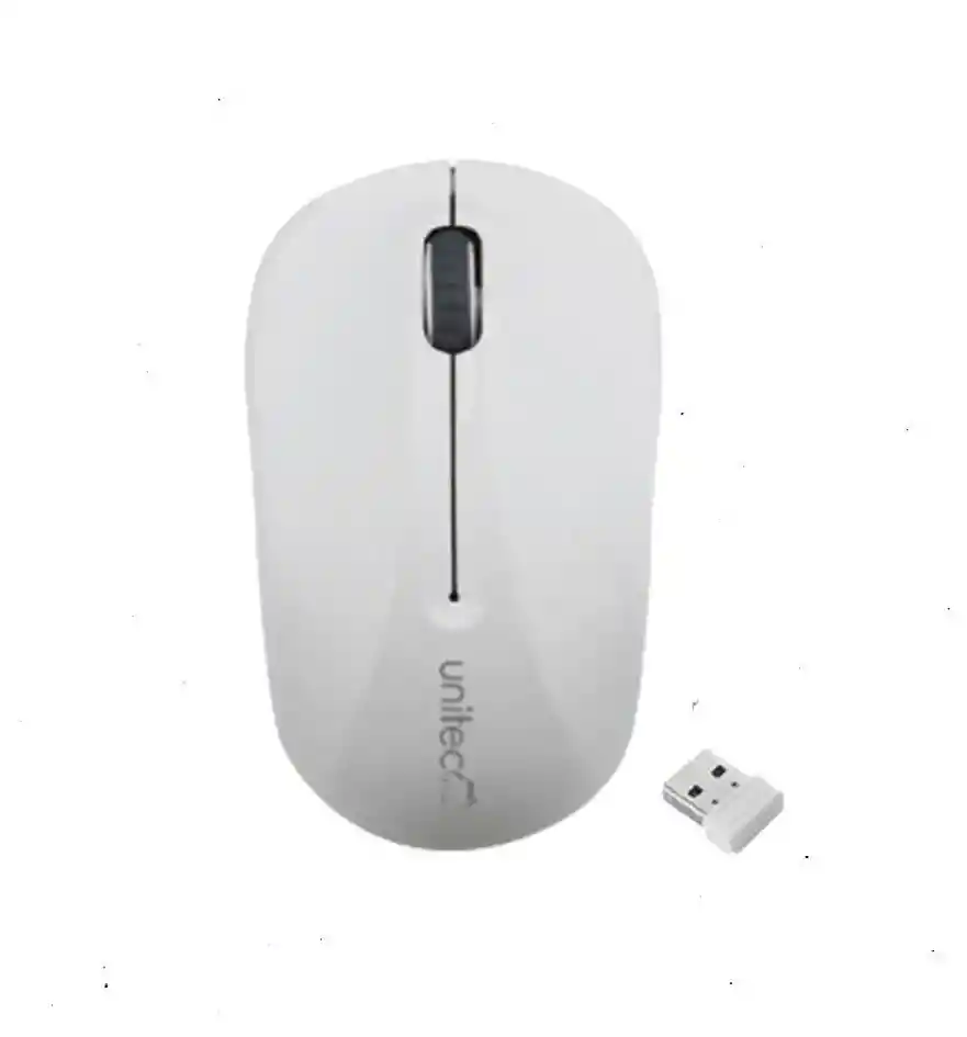 Unitec Mouse Inalambrico Blanco