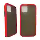 iPhoneFunda Estuche Traslucido Matte Rojo Compatible 11 Pro