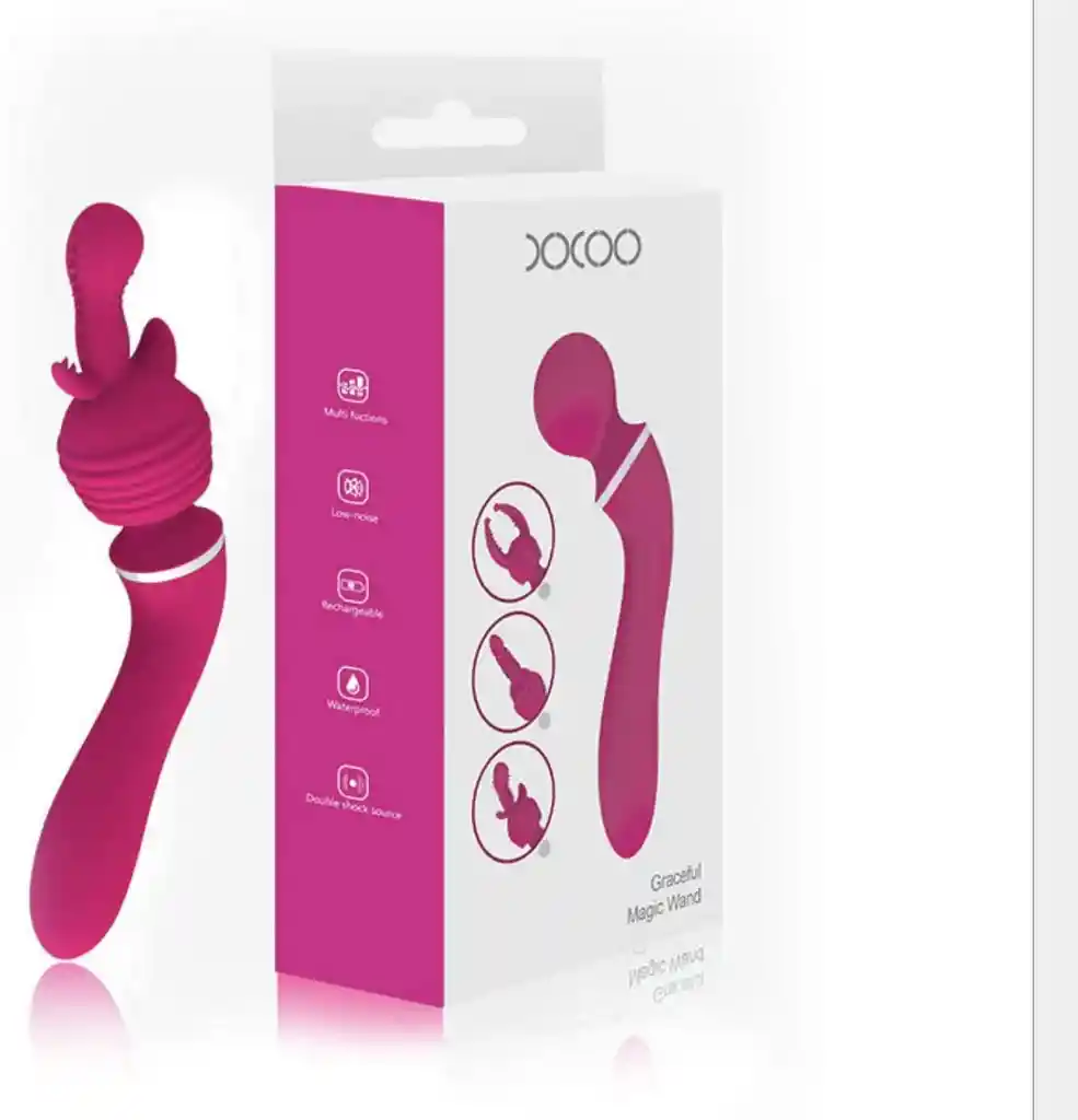 Vibrador Y Masajeador De Clitoris Con Fundas Intercambiables