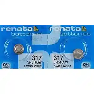 Pila Batería Renata 317 (sr516sw) 1.55v Original X 1 Unidad