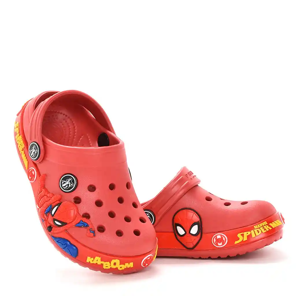 Sueco Licencia Spiderman Con Banda De Caucha Talla 36