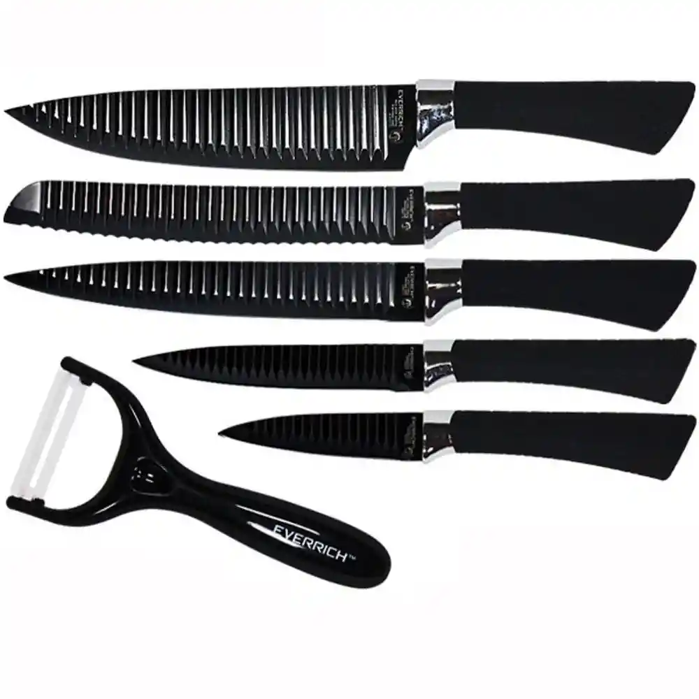 Juego Set De Cuchillos Elegante Para Cocina Chef 6 Piezas