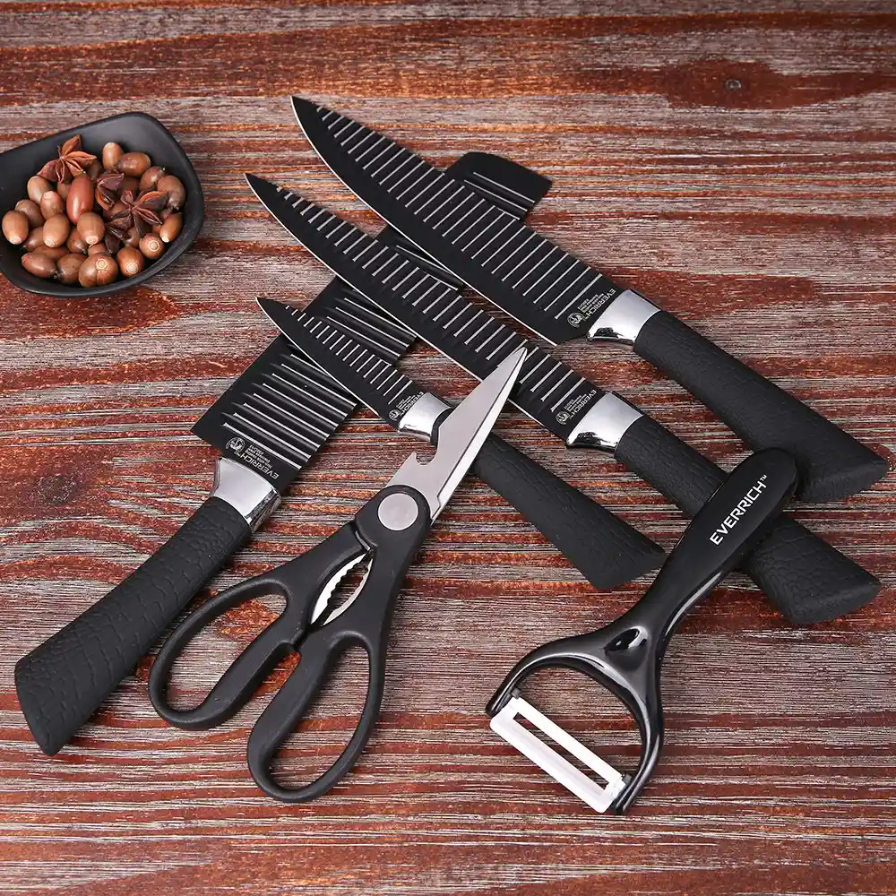 Juego Set De Cuchillos Elegante Para Cocina Chef 6 Piezas