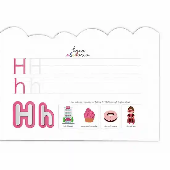Libro Para Niños Borrable Kocodio Abecedario Imprenta