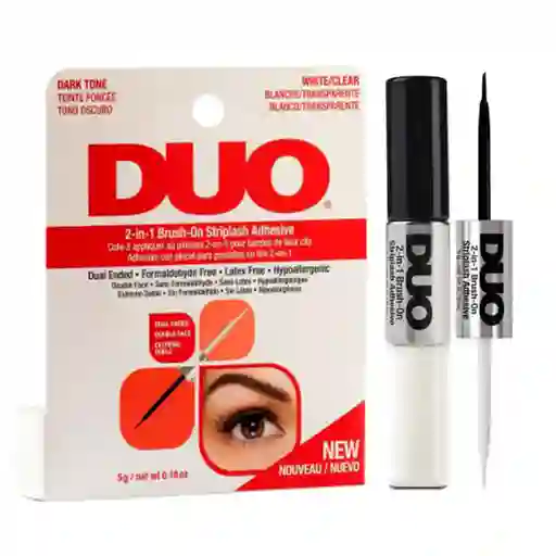 Duo Pegante De Pestañas 2 En 1 Osc Y Trans X 5g