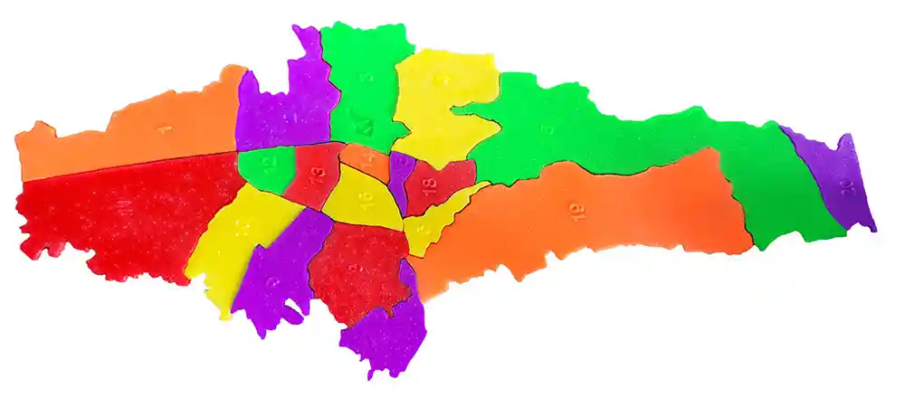 Rompecabezas Localidades De Bogotá