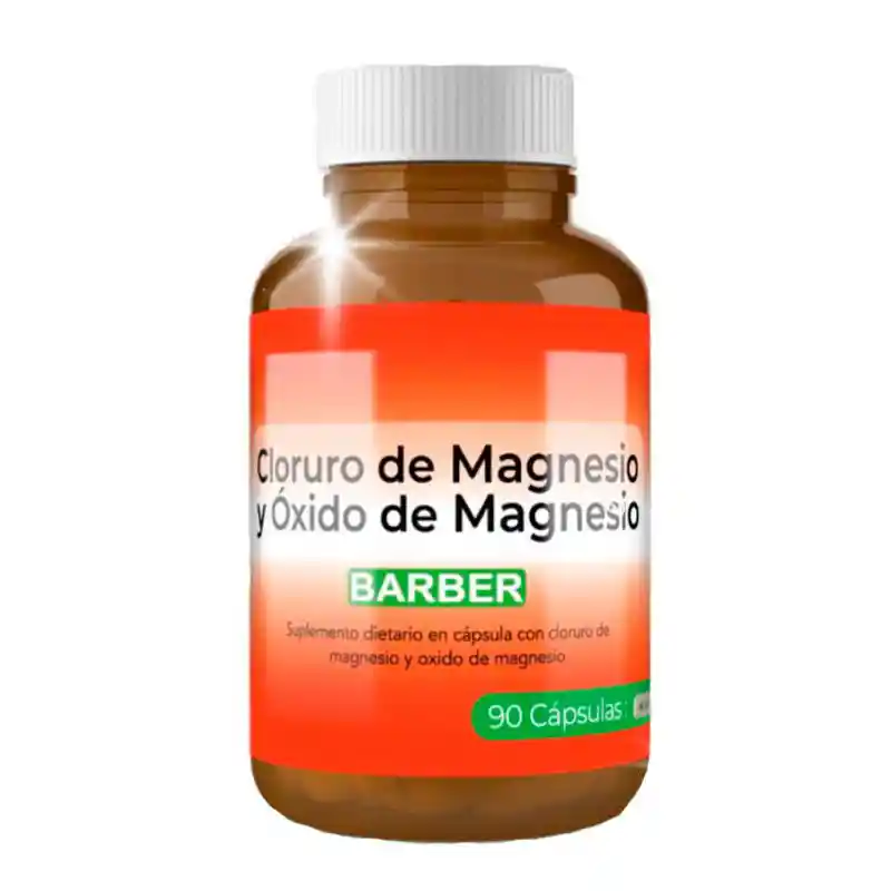 Cloruro De Magnesio Y Oxido De Magnesio X 90 Cap Barber Live+nat