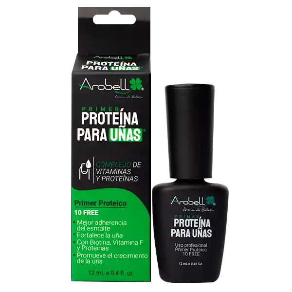 Arobell Esmalte Proteina Para Uñas X12ml