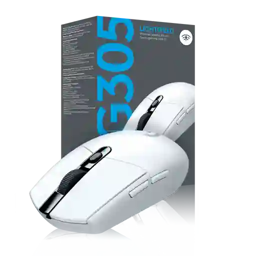 Logitech Mouse Gamer Inalambrico G305 (Blanco)