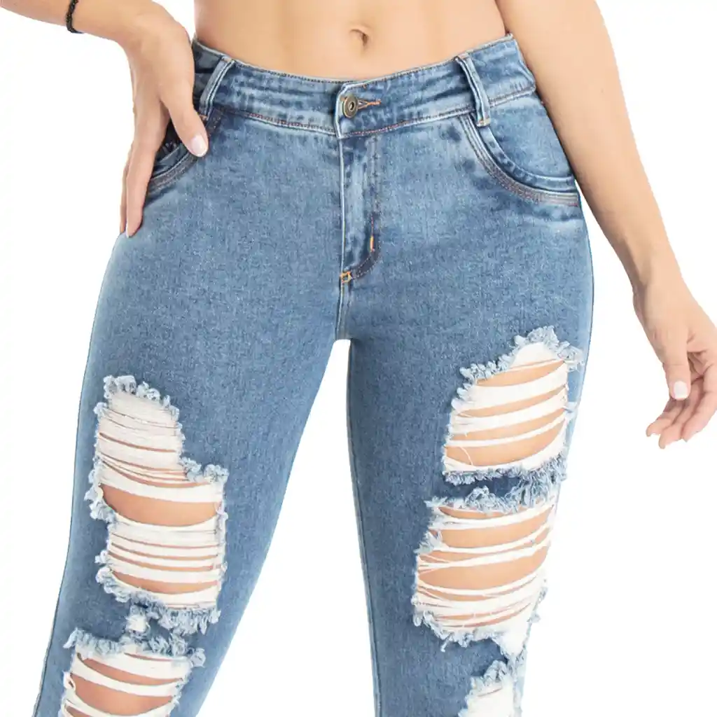 Jeans De Moda Colombia B-1086 Talla 10-12-14