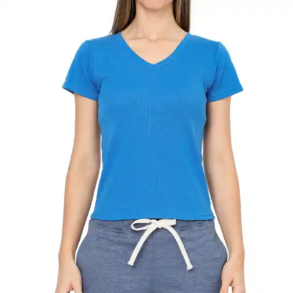 Camiseta Mujer Rosita Azul Rey