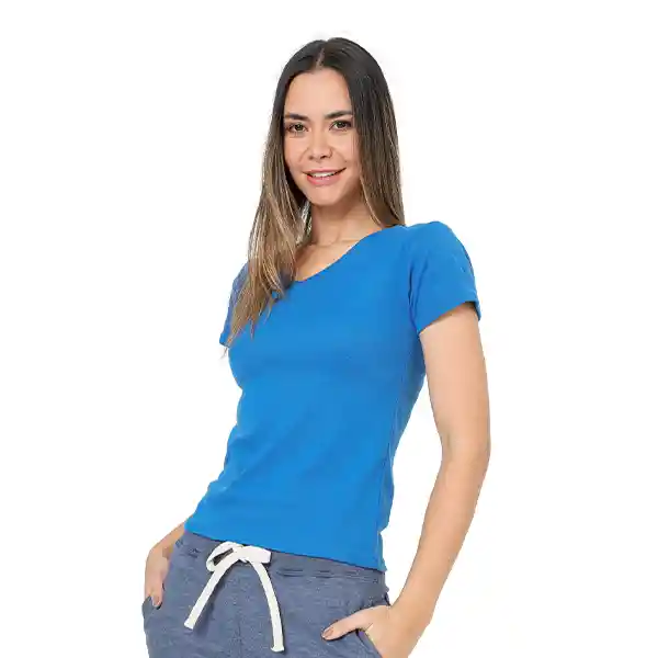 Camiseta Mujer Rosita Azul Rey