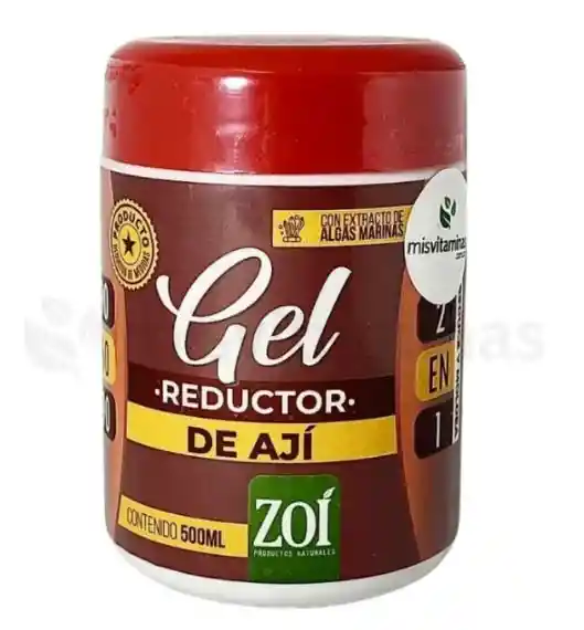 Gel Reductor De Aji 500 Ml Zoí