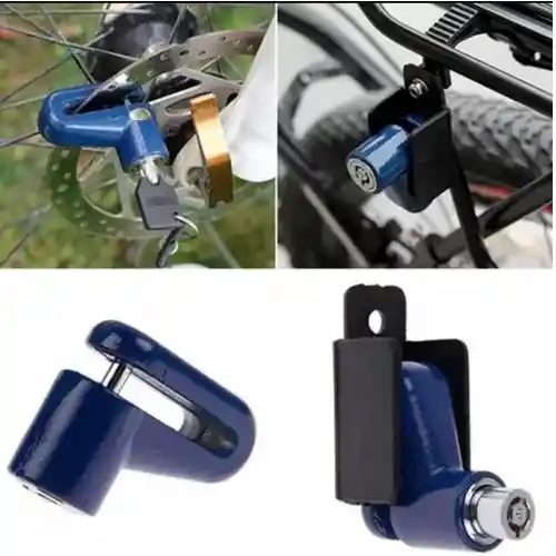 Candado Para Freno De Disco De Moto Y Bicicleta Seguridad