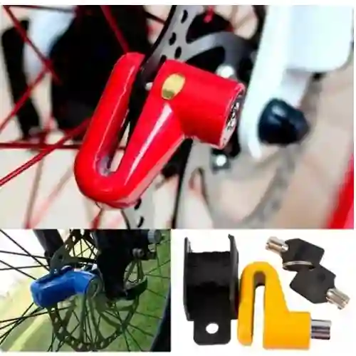 Candado Para Freno De Disco De Moto Y Bicicleta Seguridad