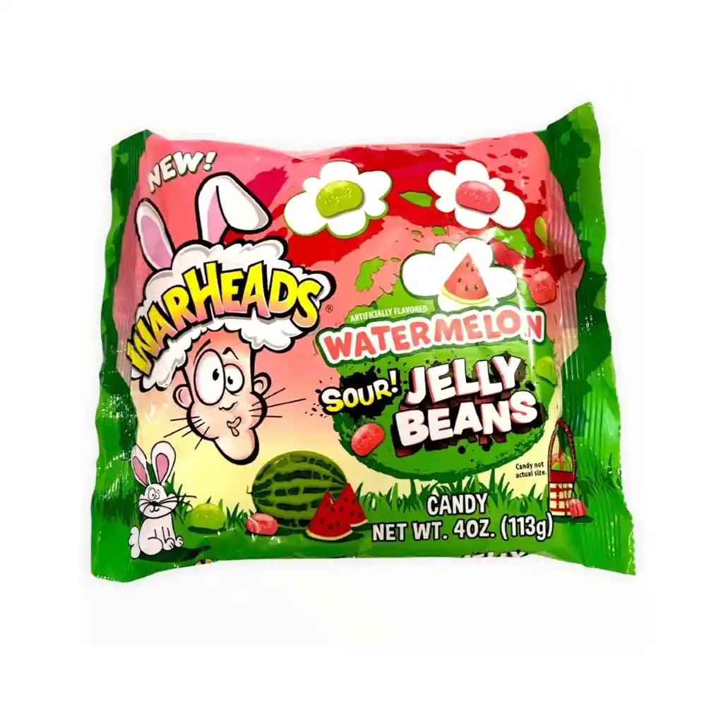 Warheads Dulce Acido Sandia Edición Pascua 113g 4oz