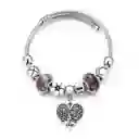 Pulsera Manilla Ajustable Mujer Corazón Árbol De La Vida