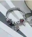 Pulsera Manilla Ajustable Mujer Corazón Árbol De La Vida