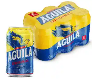 Aguila Cerveza Lata Six Pack