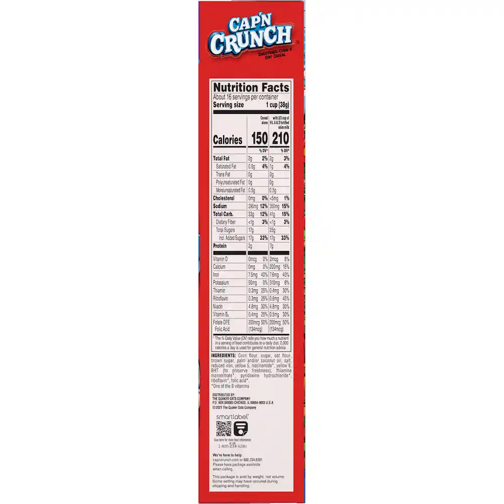 Cereal Captain Crunch 28 Oz (794 G) Original