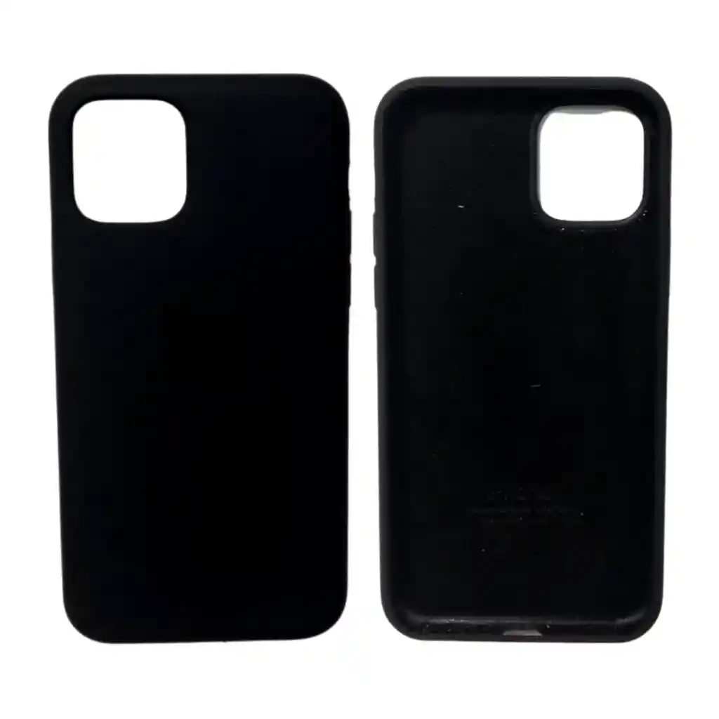 iPhoneFunda Estuche Silicone Case Negro Para 11 Pro Max