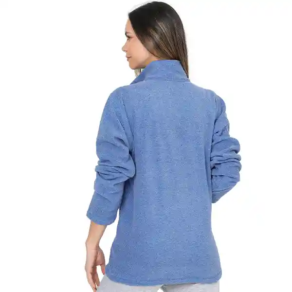 Saco Térmico Mujer Ottawa Azul Jaspe Talla M