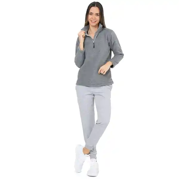 Saco Térmico Mujer Ottawa Gris Medio Talla S