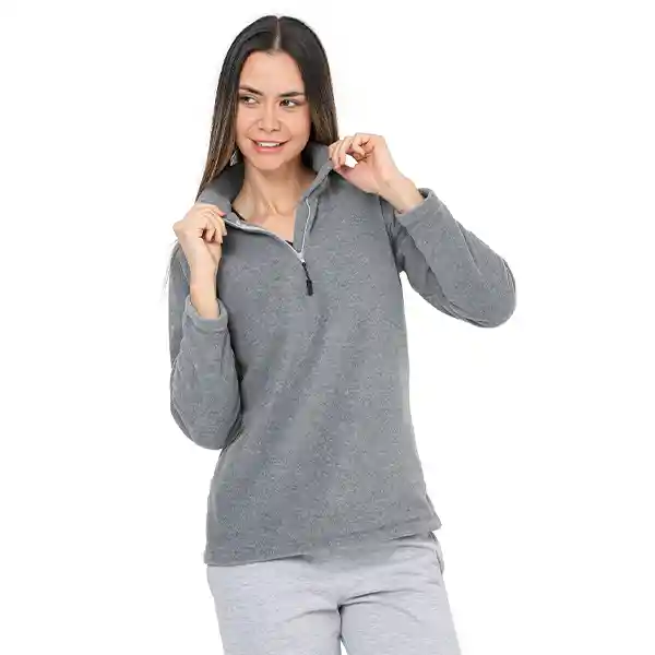 Saco Térmico Mujer Ottawa Gris Medio Talla S