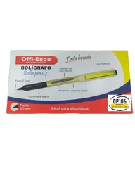 Esfero / Boligrafo Roller Pen 0.7 Offi-esco Lapicero X 1 Und