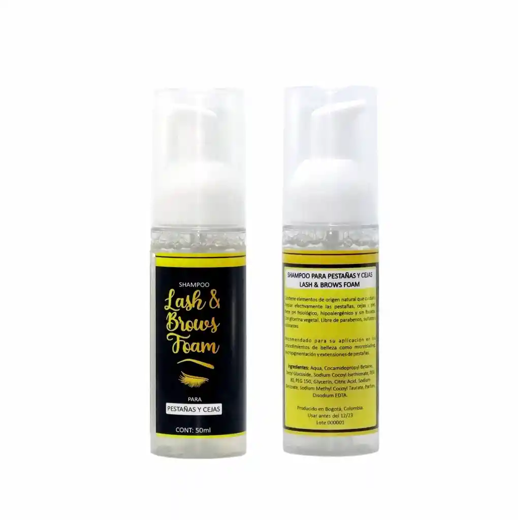 Espuma Limpiadora De Pestañas Y Cejas 50 Ml