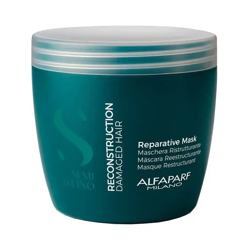 Alfaparf Milano Semi Di Lino - Máscara Reparadora De Reconstrucción Para Cabello Dañado
