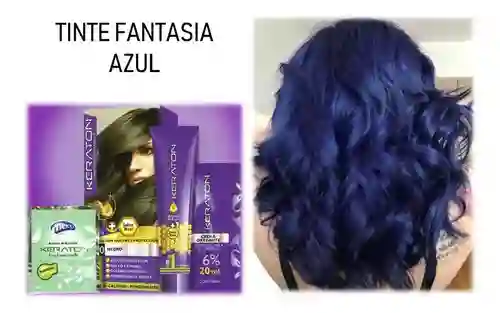 Tinte Keraton Azul Fantasia