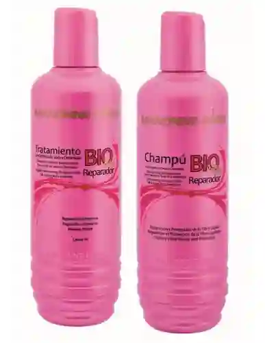 Shampoo (champu) Y Tratamiento Cuidado De La Keratina Bioreparador Manonne Paris