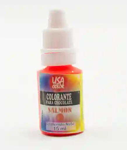 Colorante Liposoluble Para Chocolate Salmon Neón X 12ml