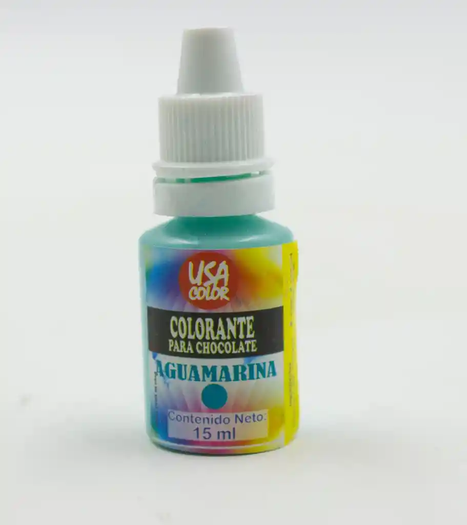 Colorante Para Chocolate Agua Marina Pastel X 12ml
