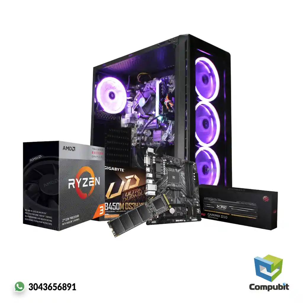 Computador R3-pro 4350g Completo