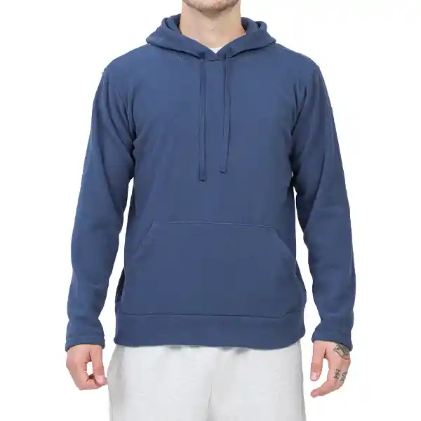 Hoodie Térmico Hombre Vancouver Azul Petroleo Talla Xxl