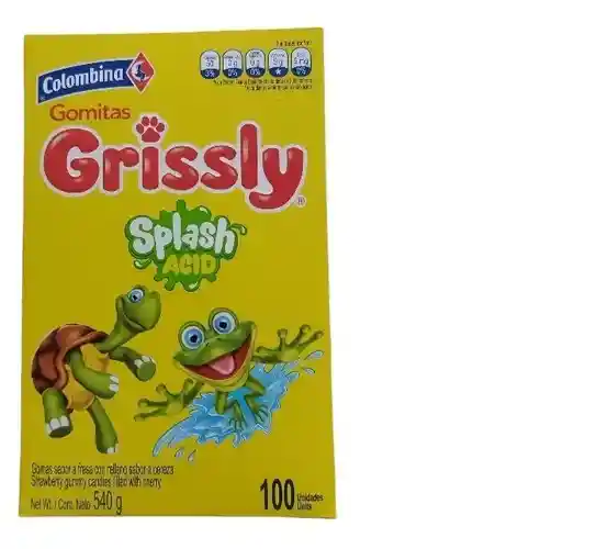 Gomitas Grissly Splash Tortugas