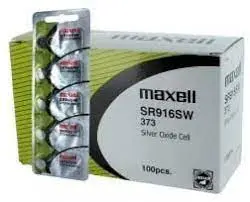 Maxell Pila Bateria 373 (Sr916Sw) 1.55V Original Pack X 5