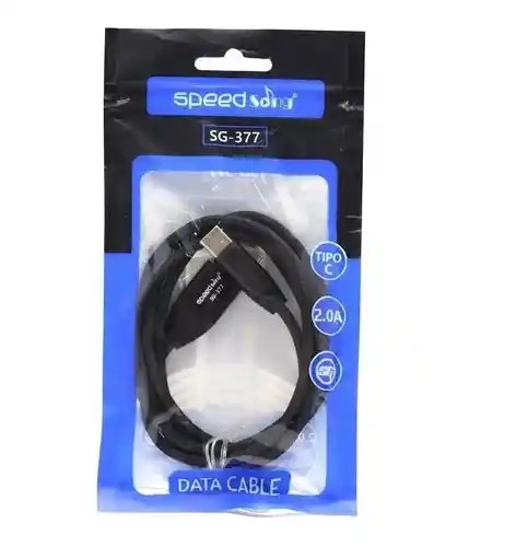 Cable Tipo C Estilo Cordon 1 Metro Speed Song 2 Amp