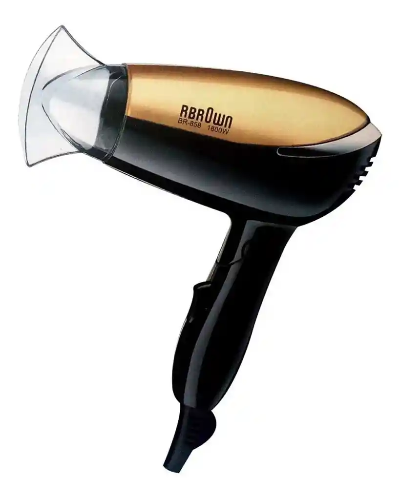 Secador Compacto De Cabello Rbrown Viajero 1800w + Boquilla