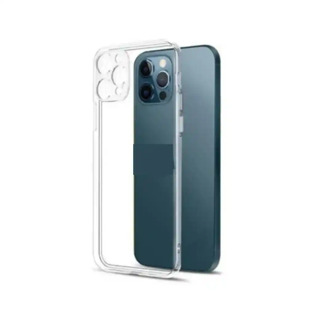 iPhone Funda Transparente Con Protector De Camara Para12 6,1"